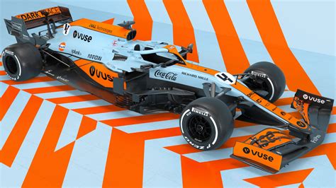 McLaren reveal retro blue and orange Gulf Oil legendary livery for F1 ...