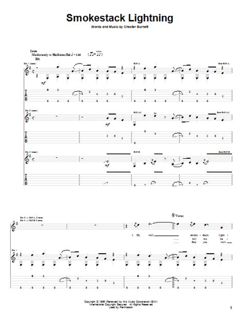 Smokestack Lightning | Sheet Music Direct