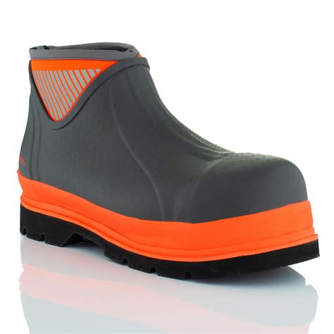 Brightboot Ankle Waterproof Safety Boots Orange / Grey | Brightboot