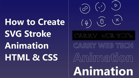 SVG Stroke Animation Using HTML & CSS - YouTube