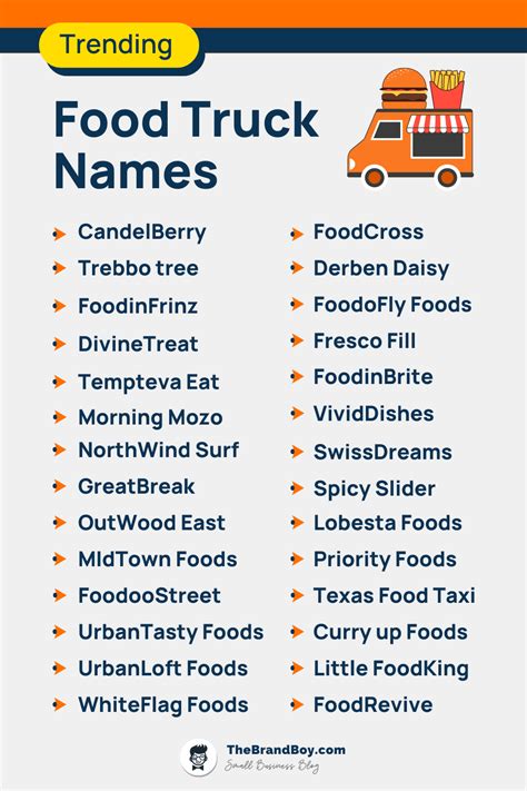 Food truck names 850 catchy and cool names – Artofit