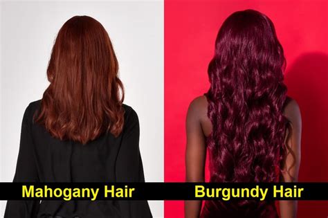 Mahogany Vs. Burgundy Hair Color: What Are The Differences? – HairstyleCamp