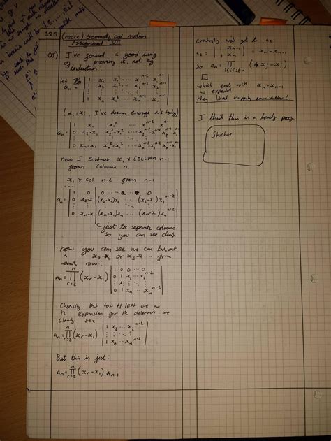 [Math] Vandermonde determinant by induction – Math Solves Everything