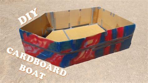 DIY Cardboard Boat! - YouTube