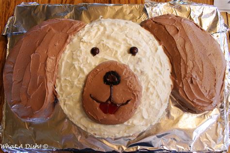 What A Dish!: Puppy Dog Birthday Cake