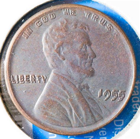 1955 Double Die Wheat Penny - Jun 09, 2019 | Premier Auction House Inc ...