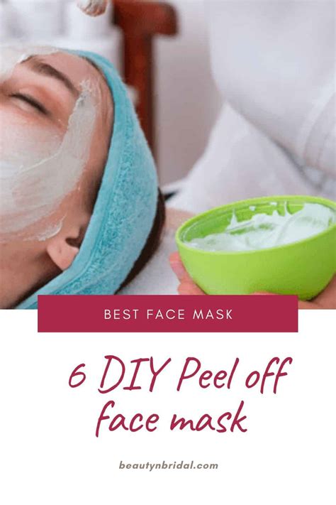 DIY Peel off face mask for facial with or without gelatin, glue, charcoal