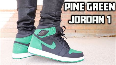 Air Jordan 1 Pine Green 2.0 Review & On Feet | These SOLDOUT Fast - YouTube