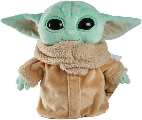 Star Wars The Child Plush Toy, 8-in Small Yoda Baby Figure from The ...