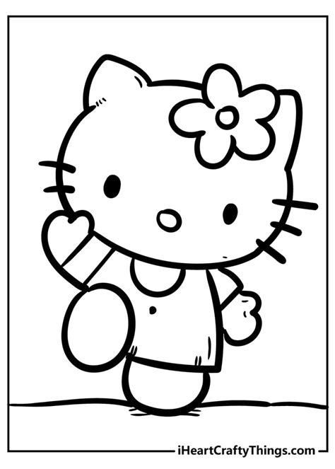 Hello Kitty Coloring Pages - Cute And 100% Free (2021)