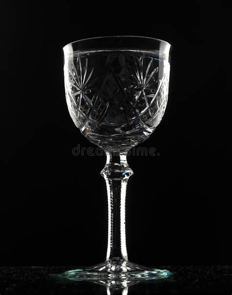 Crystal wine glass stock photo. Image of crockery, conservatory - 8577842