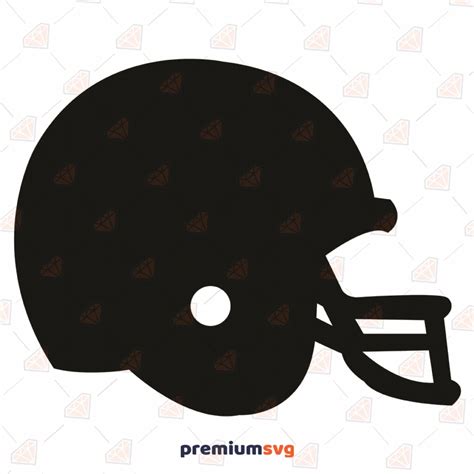 Basic Football Helmet SVG Cut File, Helmet SVG Instant Download ...