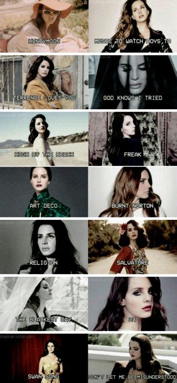 Lana Del Rey #LDR (songs from Honeymoon) | Lana del rey, Lana del rey ...