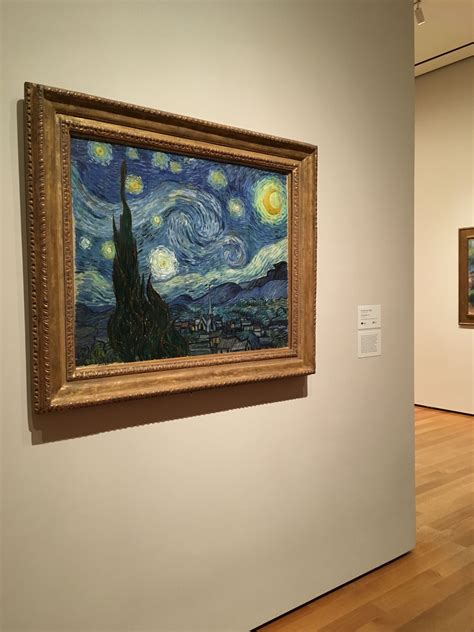 Starry Night at the Museum of Modern Art (MOMA), New York | Van gogh ...