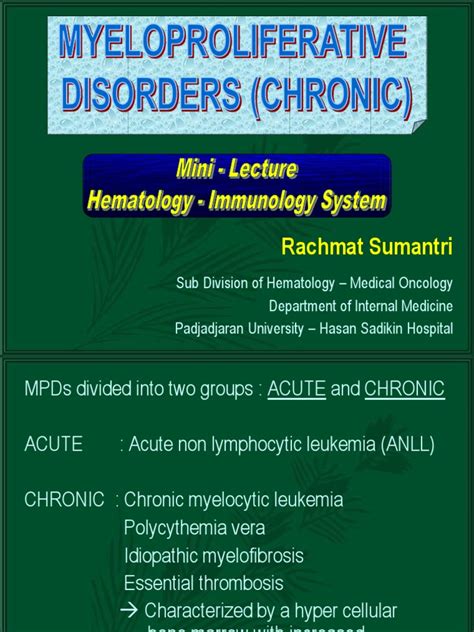 3. Bahan Kuliah Myeloproliferative Disorders | Medical Specialties ...