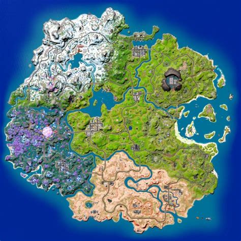 Fortnite: Chapter 3 - Season 3 Map (Landmarks, POIs & More) | Fortnite ...