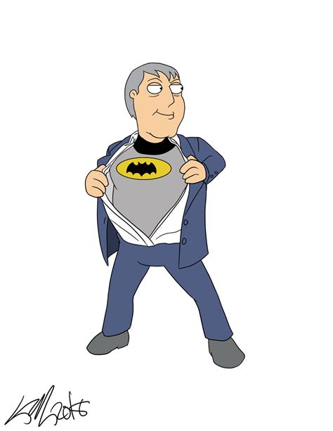 Family Guy Mayor Adam West Tattoo Design by KMLessard on DeviantArt