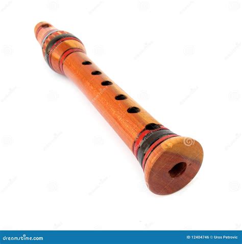 Flute pipe stock photo. Image of traditional, black, isolated - 12404746