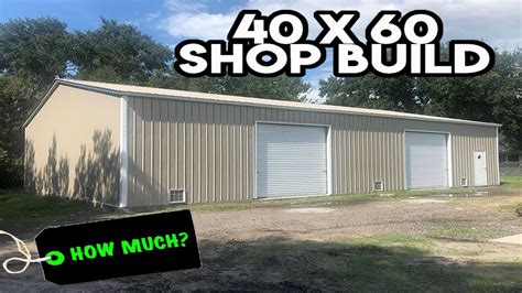 40x60 Shop Build | How Much Does It Cost??!! - YouTube