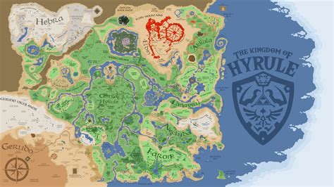 Interactive legend of zelda breath of the wild map - memogase