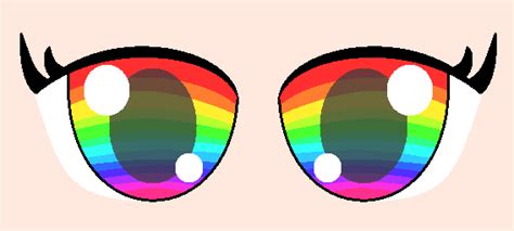 Anime rainbow eyes by ElecManLover2023 on DeviantArt