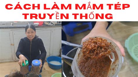 cách làm mắm tép truyền thống| công thức làm mắm tép| món ăn mẹ làm ...