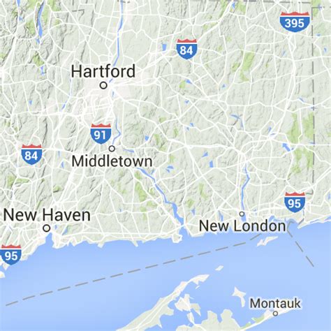 New England Trail Map | New England Trail Narragansett Bay, New London ...