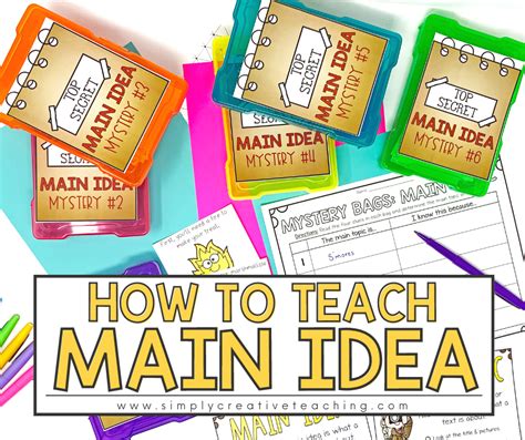 Main Idea and Details Activities Your Students Will Love - Simply ...