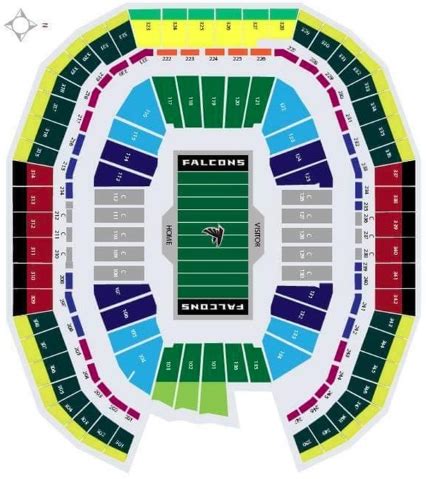 Atlanta Falcons Stadium Seating Chart