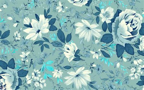 Blue Floral Vintage Wallpapers - Top Free Blue Floral Vintage ...