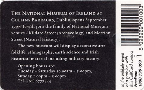 Collins Barracks Museum - The Irish Callcards Site