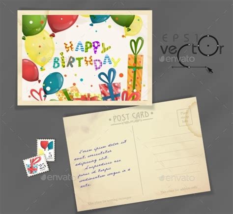 26+ Birthday Postcard Templates - PSD, Vector EPS