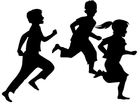 Child Silhouette Running Clip art - Jogging png download - 1200*905 ...