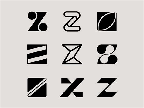 Letter Z exploration by Milos Bojkovic on Dribbble