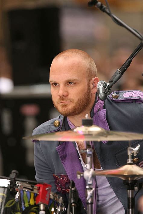 Drummer Will Champion of Coldplay performs on NBC's "Today" at Dean ...