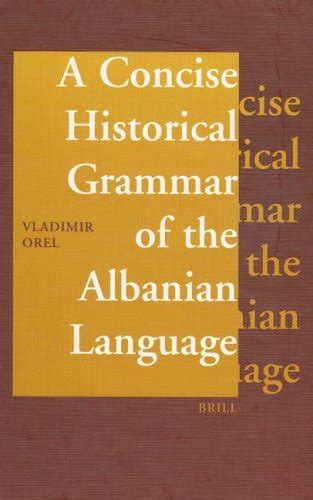 A Concise Historical Grammar of the Albanian Language – pdf download