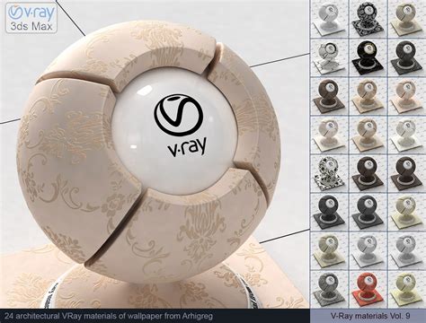 VRay material Collection - 264 VRay materials for 3dsMax