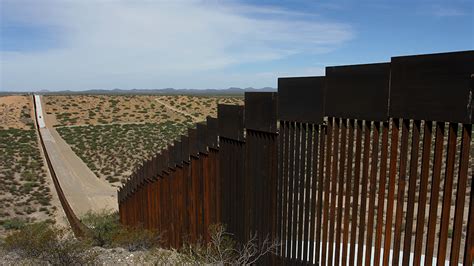 Portion of newly built wall on Mexico border collapses