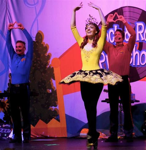 Twinkling on stage with Anthony and Simon! #thewiggles #balletwithemma