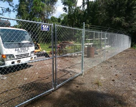 6'x10' chain link construction fence panels | DB Fences