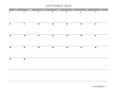 september 2024 printable calendar - september 2024 calendar printable ...