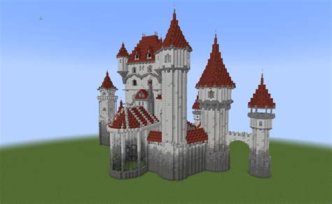 A castle I’ve been building recently : r/Minecraftbuilds