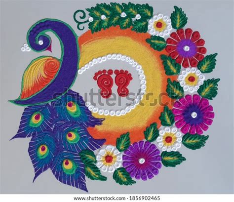 176 Peacock Rangoli Stock Photos, Images & Photography | Shutterstock