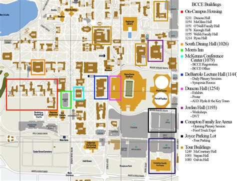 Notre Dame College Campus Map - Carolina Map