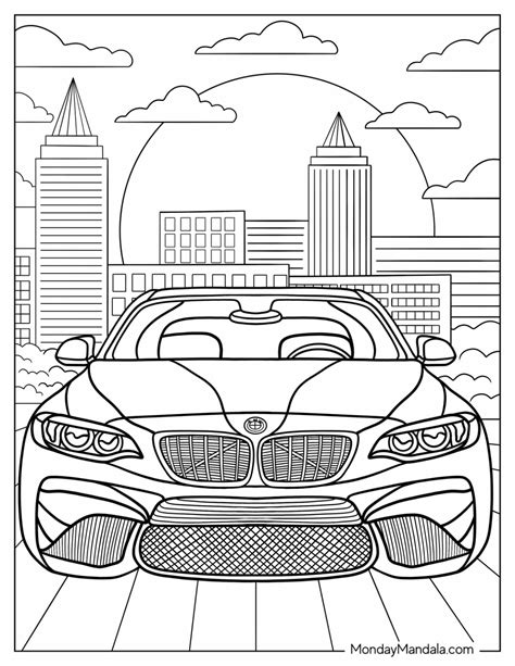 20 BMW Coloring Pages (Free PDF Printables)