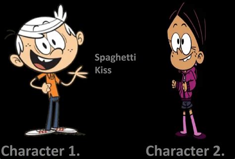 Lincoln Spaghetti Kisses Ronnie Anne by TheLoudHouse1998 on DeviantArt