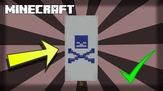 Skull Banner Minecraft Recipe | Deporecipe.co