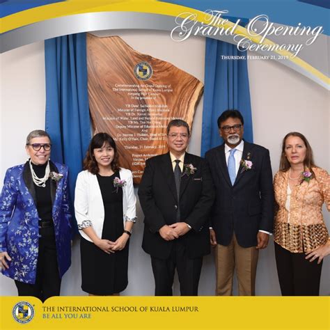 Official Opening Ampang Campus of The International School of Kuala ...