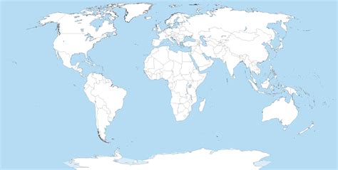 File:A large blank world map with oceans marked in blue.PNG - Wikimedia ...