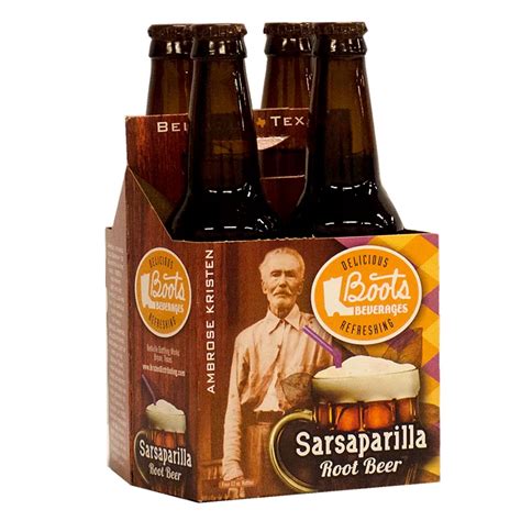 Boots Beverages Sarsaparilla Root Beer 12 oz Bottles - Shop Soda at H-E-B